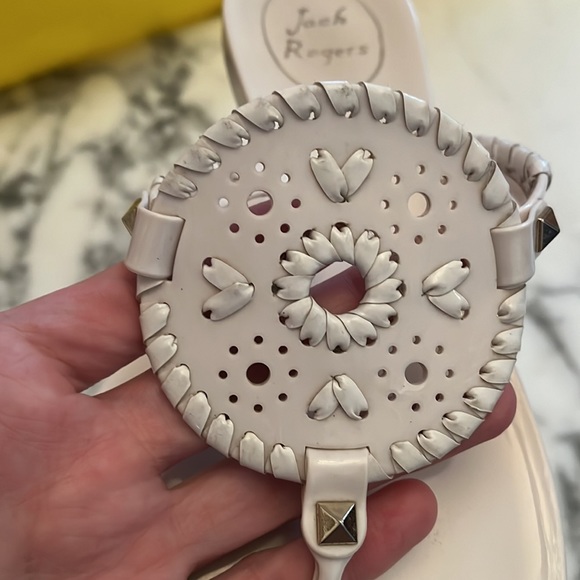 Jack Rogers jelly shoes-white size 7 - Picture 5 of 10